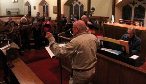 Melodia Monday gets down to business as they practice at Christ Church 